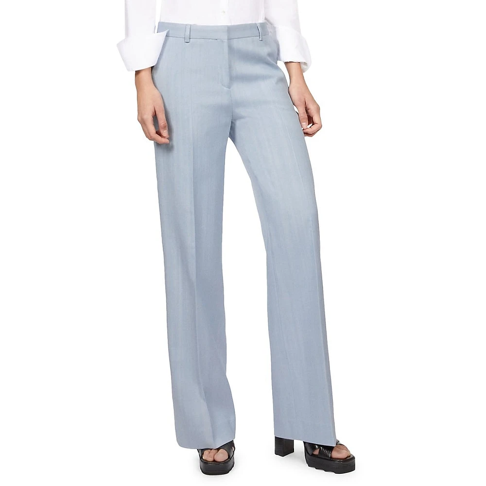 Loose-Fit Suit Trousers