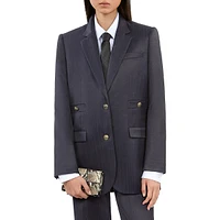 Straight-Cut Suit Jacket