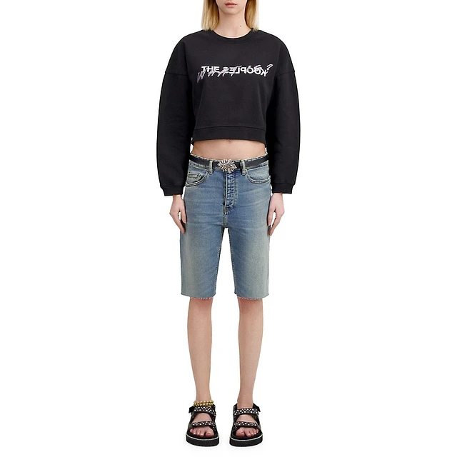Moi World Cropped Sweatshirt - 3-4Y Moi World Cropped Sweatshirt - 3-4Y