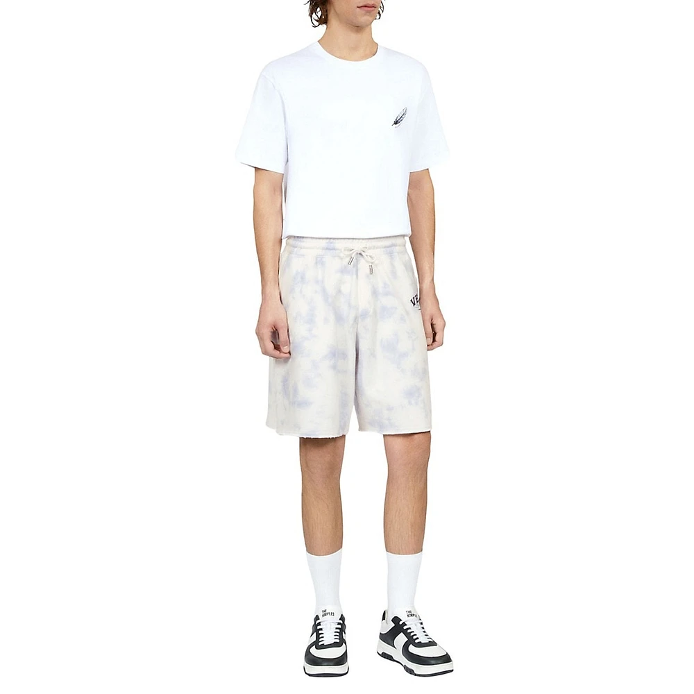 Gradient Cotton Sweats Shorts