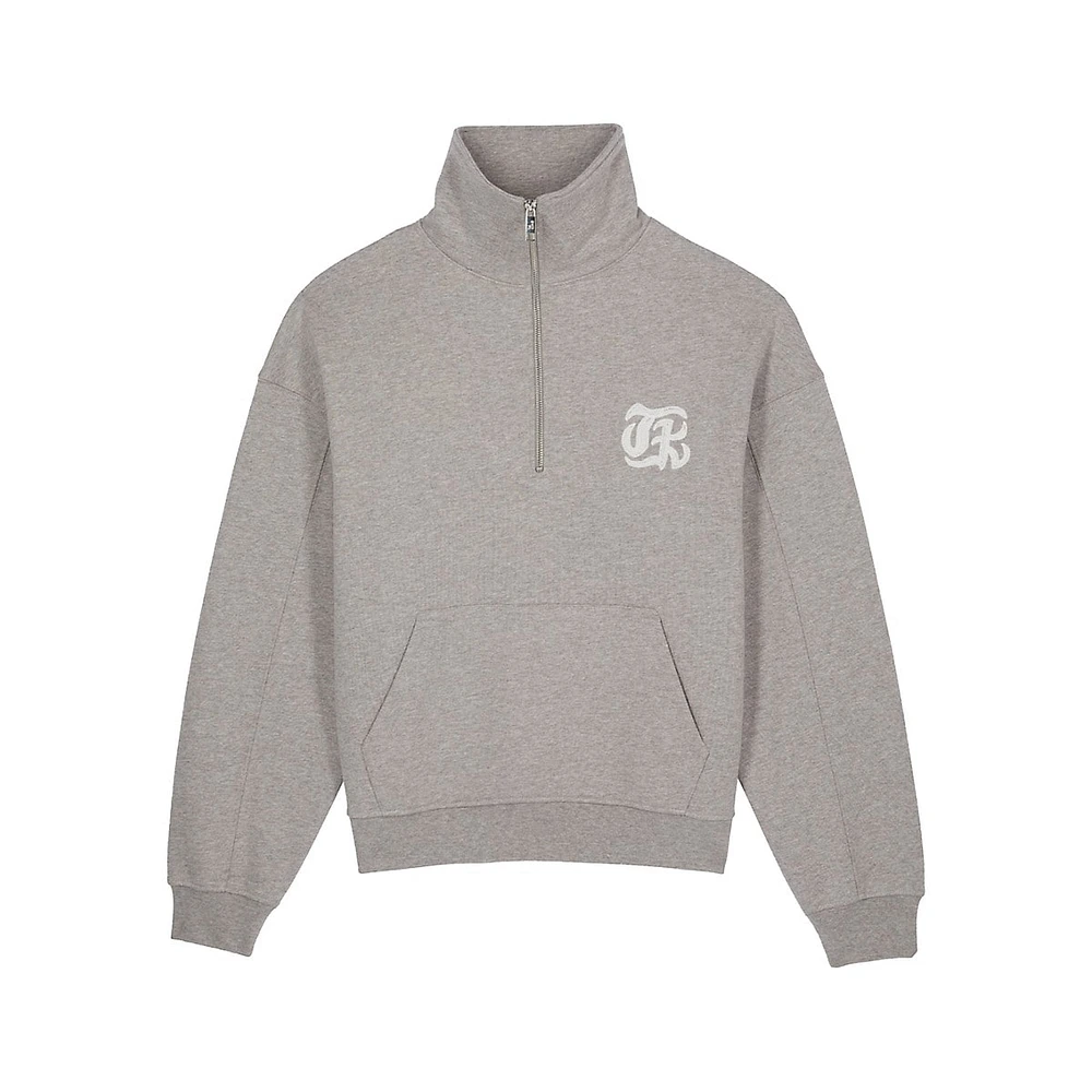 Blazon Serigraphy Quarter-Zip Sweatshirt