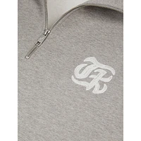 Blazon Serigraphy Quarter-Zip Sweatshirt