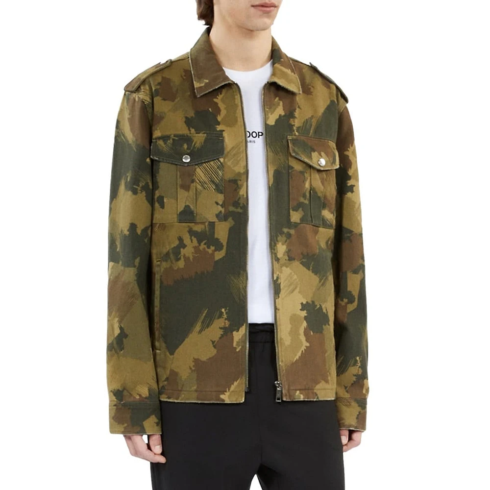 Zip Camouflage Jacket