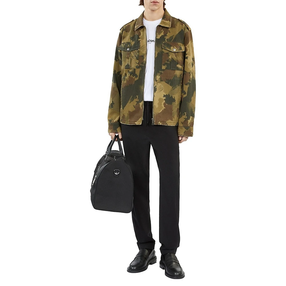 Zip Camouflage Jacket