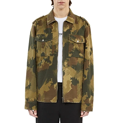 Zip Camouflage Jacket