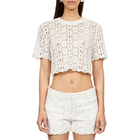 Guipure Lace Shorts