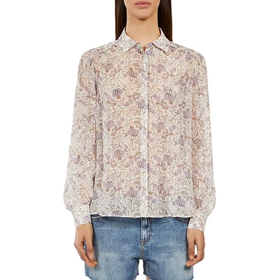 Floral-Print Shirt