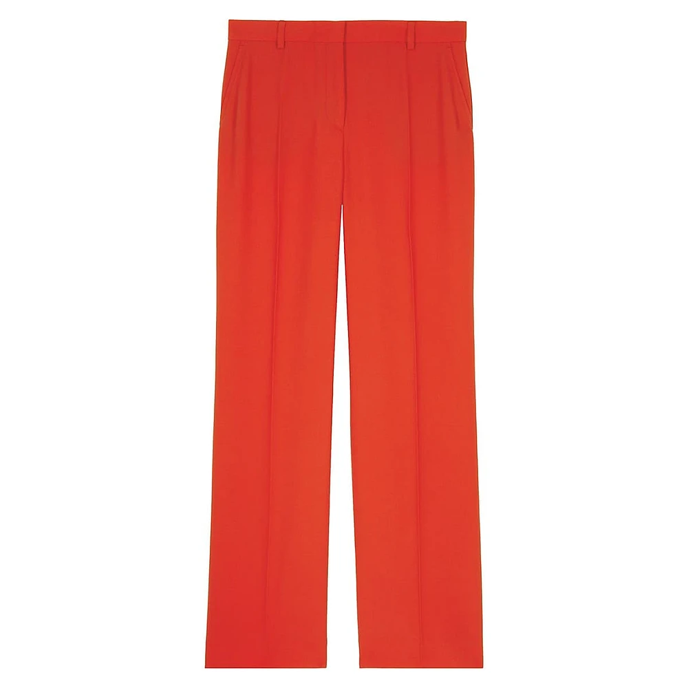 Crepe Suit Trousers