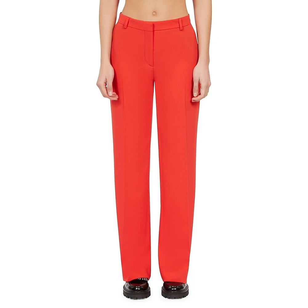 Crepe Suit Trousers