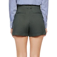 Flat-Front Shorts