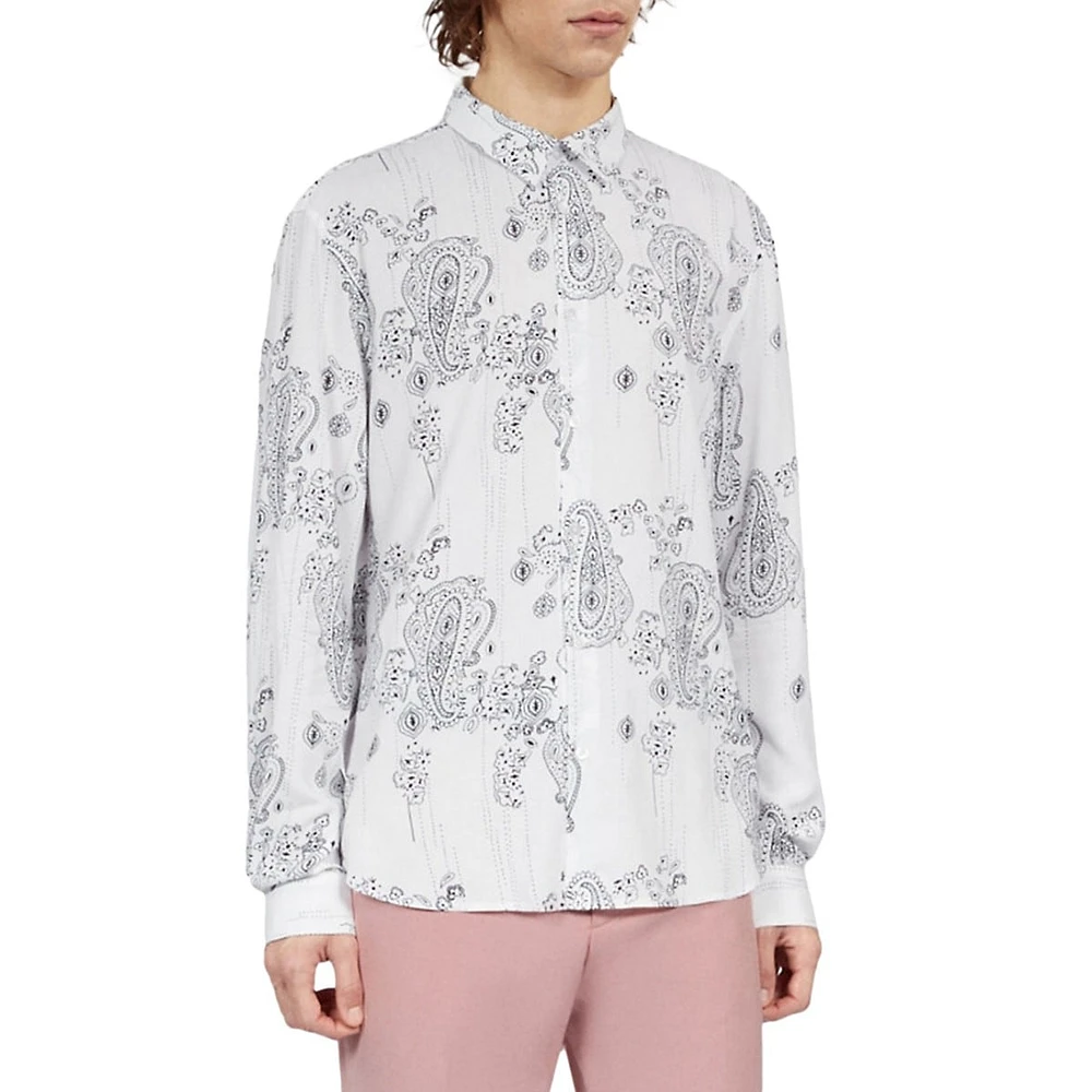 Bandana-Print Viscose Shirt