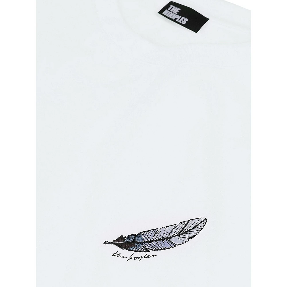 Feather Embroidery T-Shirt