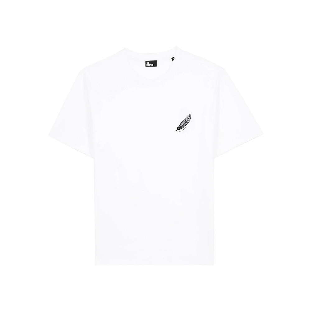 Feather Embroidery T-Shirt