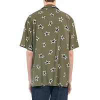 Short-Sleeve Star-Print Shirt