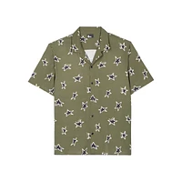 Short-Sleeve Star-Print Shirt