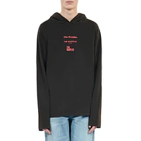 Hooded Long-Sleeve Locations Serigraphy T-Shirt