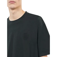 Oversized Embroidered Tonal-Logo T-Shirt