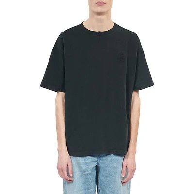 Oversized Embroidered Tonal-Logo T-Shirt