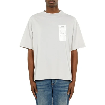 Oversized Receipt Serigraphy T-Shirt