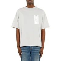 Oversized Receipt Serigraphy T-Shirt