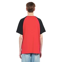 Two-Tone Raglan-Sleeve Logo T-Shirt