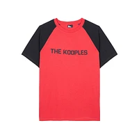 Two-Tone Raglan-Sleeve Logo T-Shirt