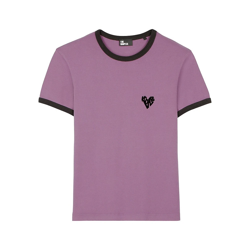 Logo Heart Cropped T-Shirt