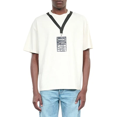 Oversized Backstage Pass Serigraphy T-Shirt