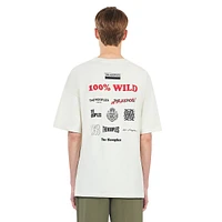 Oversized Wild Serigraphy T-Shirt