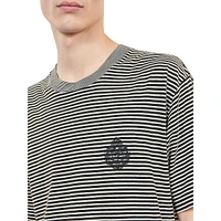 Blazon Serigraphy Striped T-Shirt