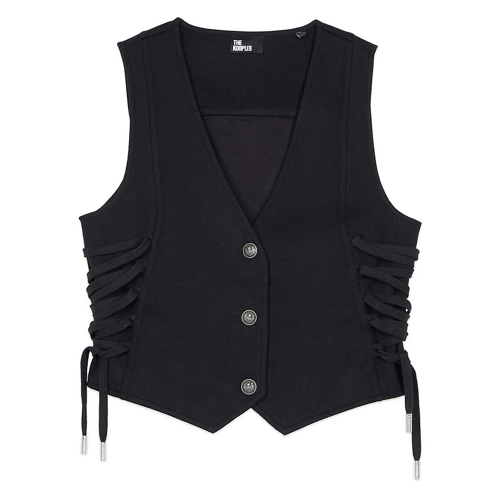 Lace-Up Vest