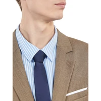 Straight-Fit Wool-Blend Suit Jacket