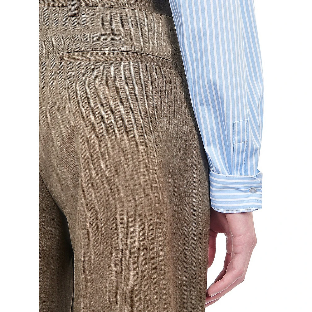 Wool Suit Trousers