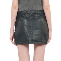 Leather Mini Skirt