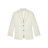 Oversized Wool-Blend Suit Jacket