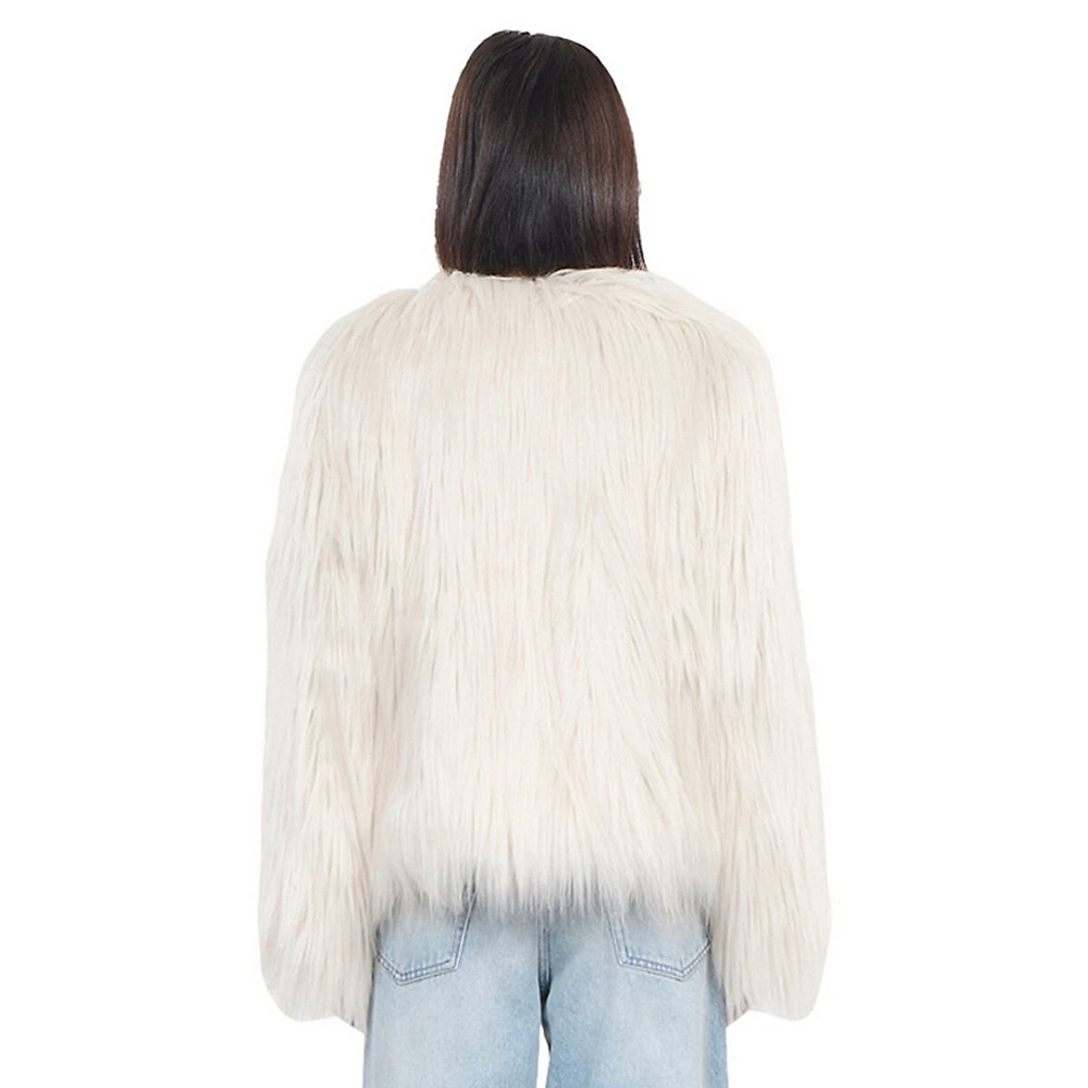 Shaggy Faux Fur Jacket