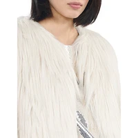 Shaggy Faux Fur Jacket