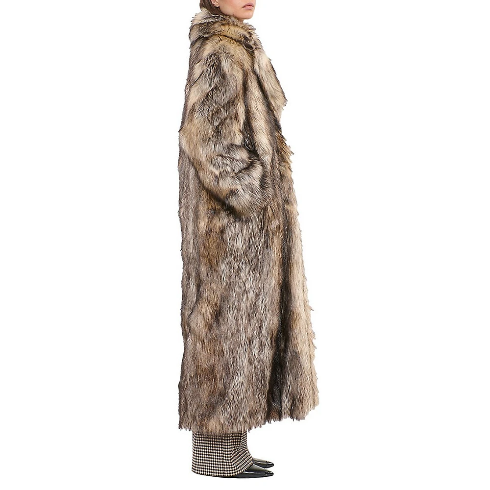 Long Faux Fur Coat