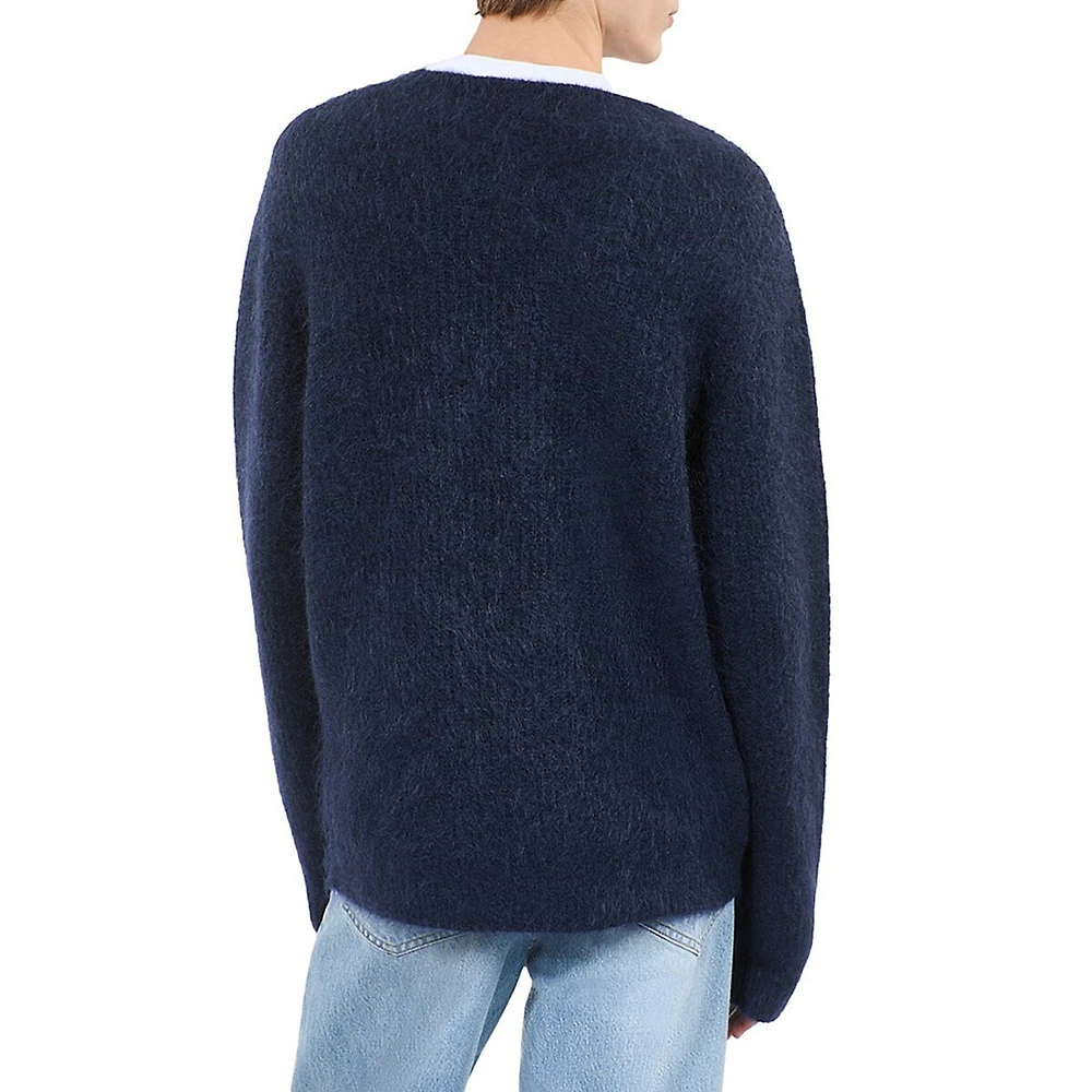 Mohair & Wool-Blend Sweater