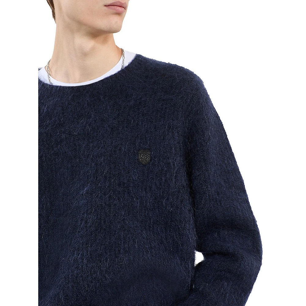 Mohair & Wool-Blend Sweater