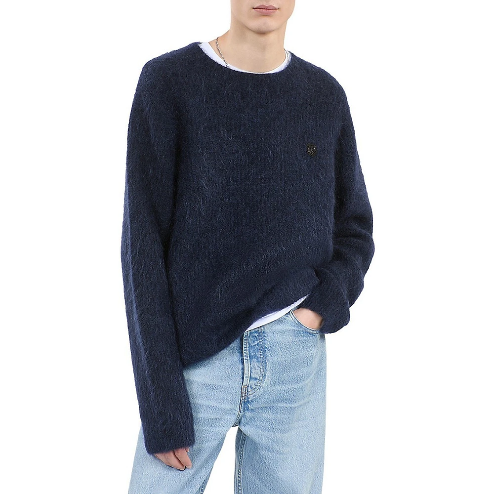 Mohair & Wool-Blend Sweater