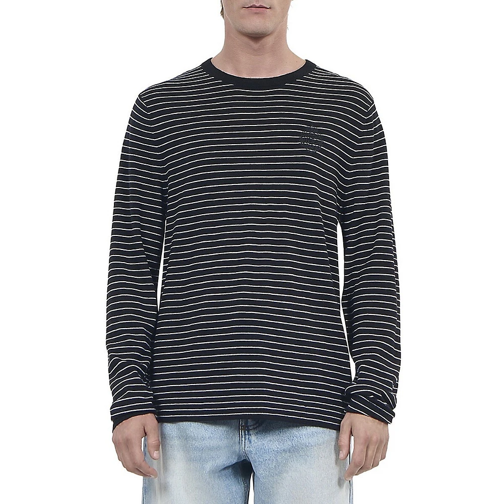 Striped Wool & Cashmere Sweater