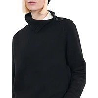 Funnelneck Wool Sweater