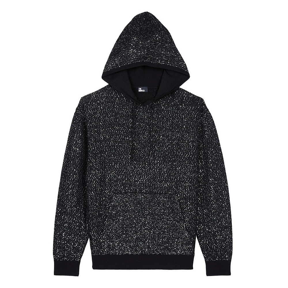 Sequin Knit Hoodie