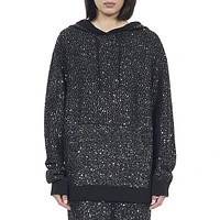 Sequin Knit Hoodie