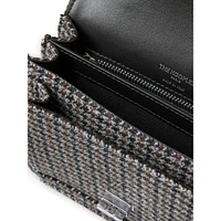 Small Emily Wool-Blend Houndstooth Handbag