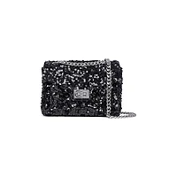 Small Emily Sequin Chain Crossbody Bag