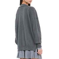 Cashmere-Blend Cardigan