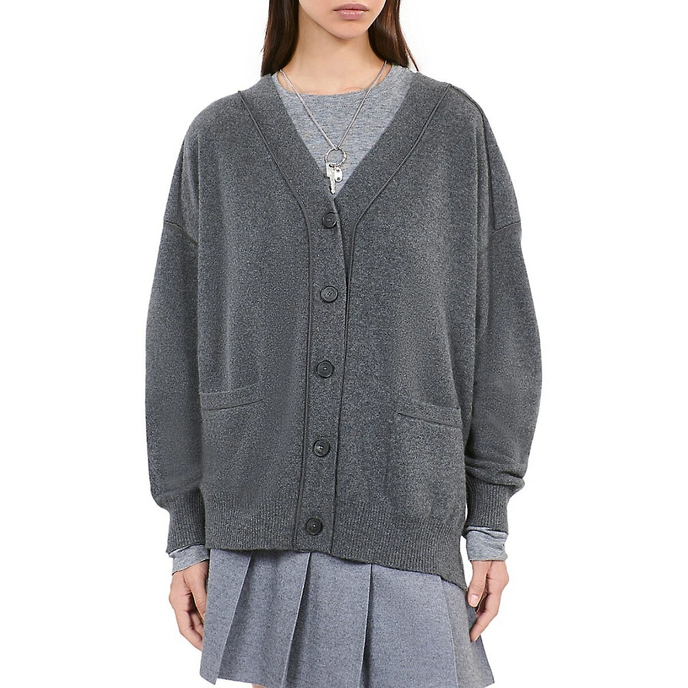 Cashmere-Blend Cardigan