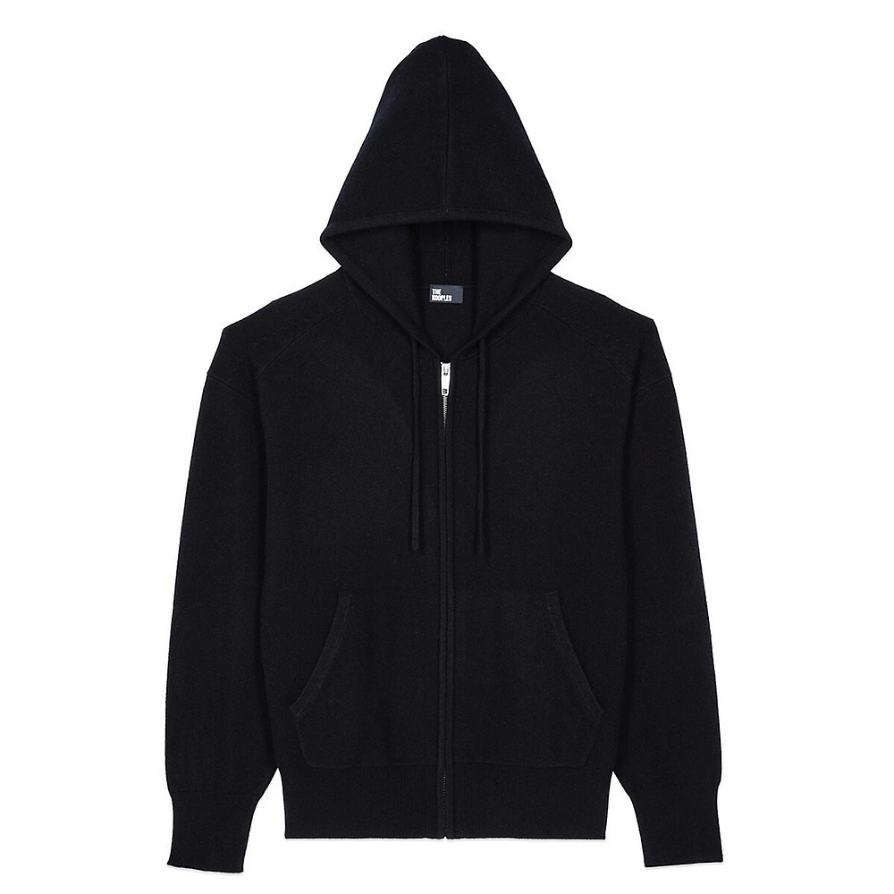 Wool & Cashmere-Blend Hoodie